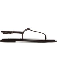 TOTEME - T-Strap Nappa Sandals - Lyst