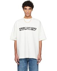 Fear Of God - Off- Holiday Ponte 90S T-Shirt - Lyst