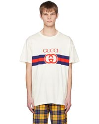 Gucci - T-shirt En Coton À Imprimé GG - Lyst