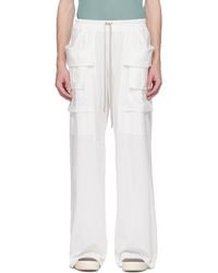 Rick Owens - Off- Hollywood Creatch Wide Cargo Pants - Lyst