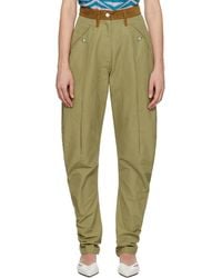 Kiko Kostadinov - Khaki Chasseur Trousers - Lyst