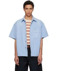 WOOYOUNGMI - Faded Denim Shirt - Lyst