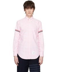 Thom Browne - Pink Armband Classic Shirt - Lyst