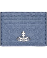 Vivienne Westwood - ブルー フラット カードケース - Lyst