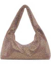 Kara - Mini Crystal Mesh Armpit Bag - Lyst