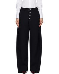 Jean Paul Gaultier - ブラック 'The Sculptural' トラウザーズ - Lyst