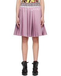 Chopova Lowena - Stacey Knitted Pleated Midi Skirt - Lyst
