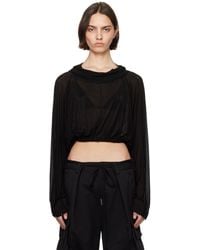 Rick Owens - Hollywood Cropped Hooded Tunic Top - Lyst