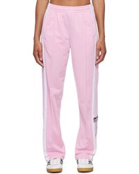 adidas Originals - Pantalon de détente adibreak rose - Lyst