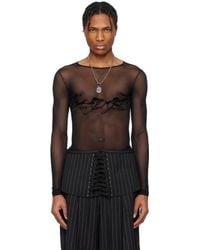 Jean Paul Gaultier - 'The Flocked Tattoo Ruban' T-Shirt - Lyst