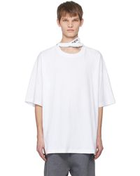 Y. Project - T-shirt blanc à col modifié - ever - Lyst