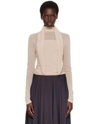Lemaire - Ballerina Scarf Blouse - Lyst