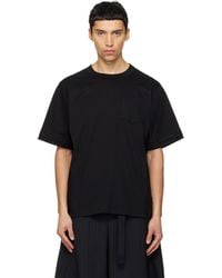 Sacai - Cotton Typewriter & Cotton Jersey T-Shirt - Lyst