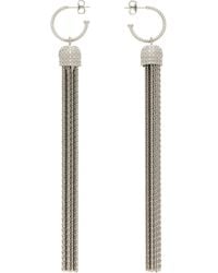 Balmain - Brass Tassel Earrings - Lyst
