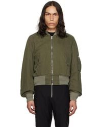 we11done - カーキ ドロップショルダー ボンバージャケット - Lyst