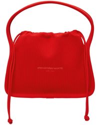 Alexander Wang - Petit sac ryan rouge en tricot côtelé - Lyst