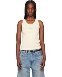 Maison Kitsuné - Baby Fox Patch Ribbed Tank Top - Lyst