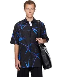 メンズ Dries Van Noten クロップド ダッフルコート ブラック | Lyst