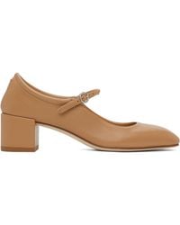 Aeyde - Aline Leather Mary-Jane Heels - Lyst