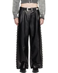 VAQUERA - Studded Leather Pants - Lyst