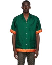 Gucci Musixmatch Edition '22,705' Bowling Shirt - Green