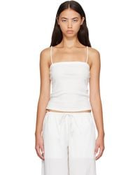 St. Agni - Organic Cotton Square Neck Camisole - Lyst