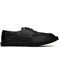 Dries Van Noten - Leather Boat Shoes - Lyst