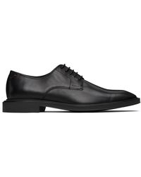 HUGO - Smooth Leather Embossed Logo Derbys - Lyst