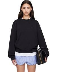 Acne Studios - Crew Neck Fleece Sweatshirt - Lyst