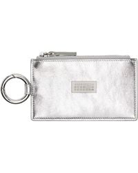 MM6 by Maison Margiela - Numeric Leather Key Ring Wallet - Lyst