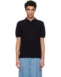 Reigning Champ - ブラック Cotton Cashmere Riviera ニットポロシャツ - Lyst