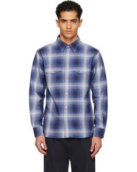 Tom Ford - Grand Degrade Check Western Shirt - Lyst