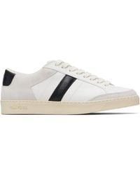 Tom Ford - Grained Leather & Suede Blake Sneakers - Lyst
