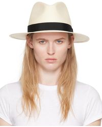 Rag & Bone - Off- Straw Panama Hat - Lyst