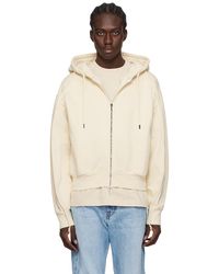 Jacquemus - 'Camargue Warped Logo Zipped Hoodie, Long Sleeves, Light, 100% Cotton, Size: Small - Lyst