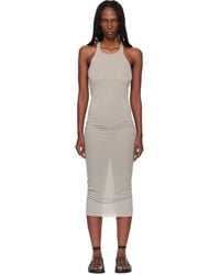 Rick Owens - Off- Temple Tank Midi Dress - Lyst