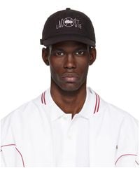 Lacoste - Printed Cotton Twill Cap - Lyst