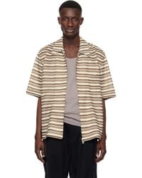 Song For The Mute - Off- Zip Up Box Shirt - Lyst