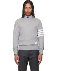 Thom Browne - Classic Loopback 4-Bar Sweatshirt - Lyst