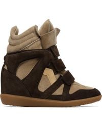 Isabel Marant - Taupe Bekett Sneakers - Lyst