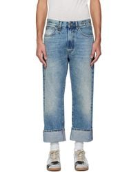 R13 - Cuffed X-Boyfriend Jeans - Lyst