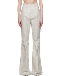 Rick Owens - Off- Hollywood Bolan Bootcut Jeans - Lyst