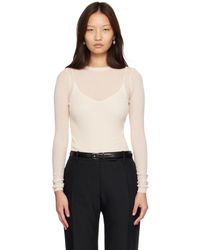 Anine Bing - Pull Tiana Blanc Cassé - Lyst