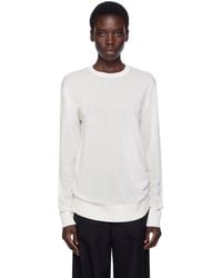TOTEME - Long-Sleeve Knit T-Shirt - Lyst