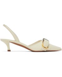Givenchy - Off- Voyou Slingback Heels - Lyst