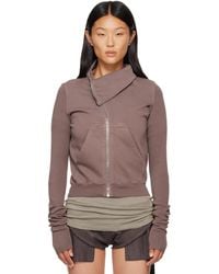 Rick Owens - Taupe Tower Mountain Sweat Jacket - Lyst