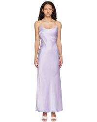 Bec & Bridge - Robe Longue Allegra Mauve À Attache À Nouer - Lyst