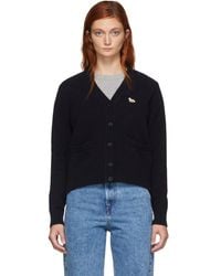 maison kitsune cardigan women