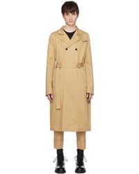 SAPIO - Double-Breasted Trench Coat - Lyst