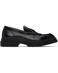Fred Perry - Black Fringed Loafers - Lyst